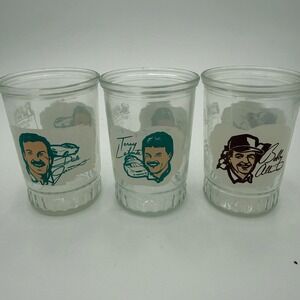 Vintage Bama NASCAR Champion Driver Series Jelly Jars Jarrett Labonte Allison